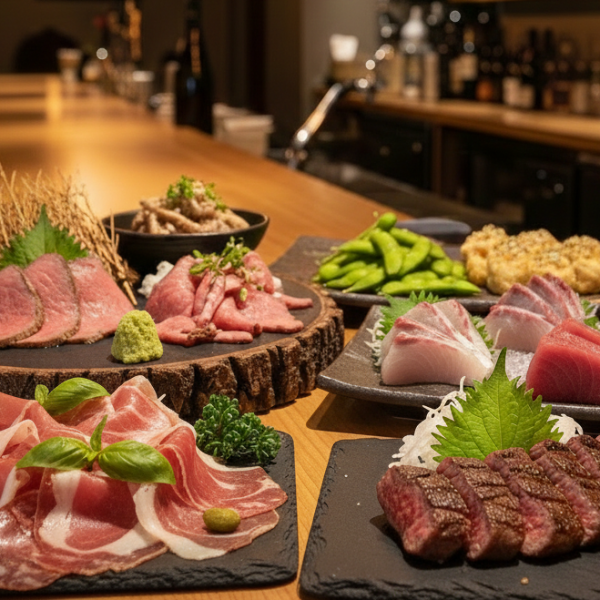 We offer our best-selling dishes at great value for money. We also have a variety of meat bar, girls' night out and izakaya menu items available.