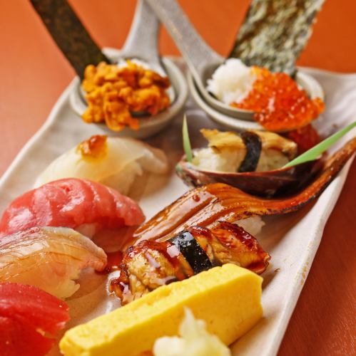 へその厳選寿司10貫