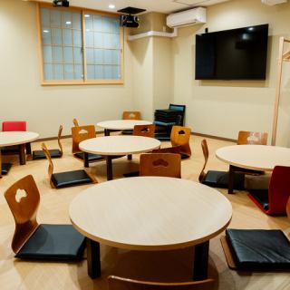 일본의 분위기 감도는 다다미 방 ♪ 25 명까지 수용 할 수 있습니다!