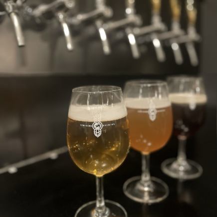 【自社工場直送!スミカワクラフトビール全種+厳選ワインなど】90分飲み放題