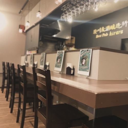【1人起】适合约会或独自放松的柜台。