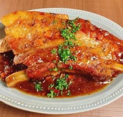 道産豚スペアリブのクラフトビール煮