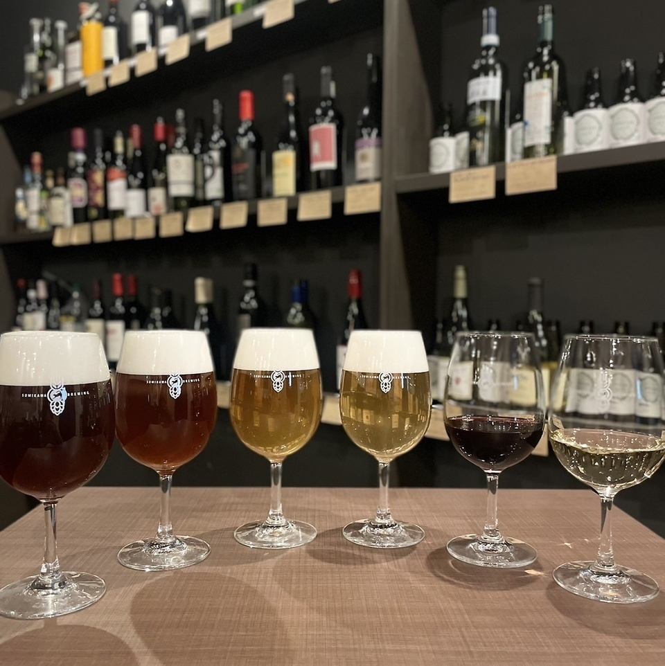 スミカワクラフトビールやワインも飲み放題プランが2,980円！