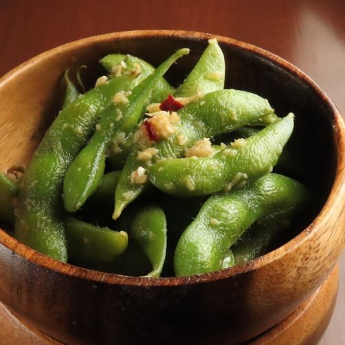 蒜香橄榄油毛豆