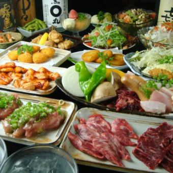 Eat it all! 70 kinds of all-you-can-eat & all-you-can-drink ☆ 5000 yen! (90 minutes LO/2 hours banquet)