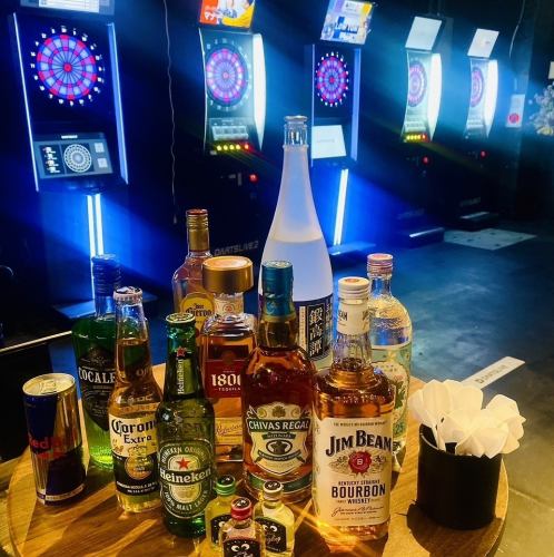 A full drink menu♪