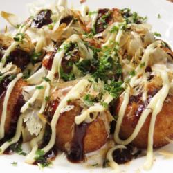 揚げたこ焼き
