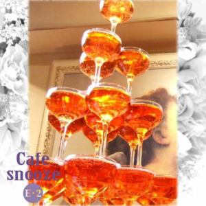 3,500 yen course 20 people or more get a champagne tower as a gift ♪