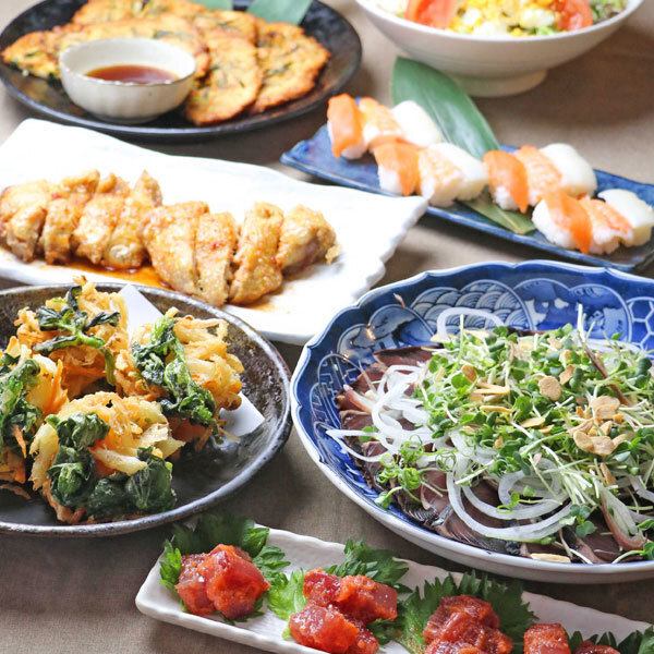 １２０分飲み放題付き！バラエティ豊かな全8品♪　春うららコース　4500円