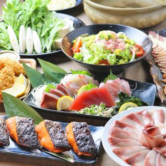 ≪120分飲み放題付≫うまさMAX!脂のりのり◎ブリしゃぶ鍋満喫コース5500円(税込)
