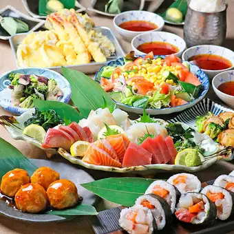 特別クーポン《500円OFF＋ゆっくり3H飲放付》豪快！夏のよくばりコース5000円→4500円(税込)