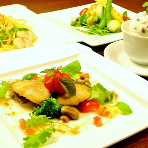 [Style Course] Leave the main course to the chef ♪ Total 5 dishes + 2 drinks included for 3,500 yen (tax included)