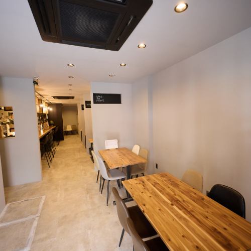 The modern and calm interior is perfect for any special occasion.