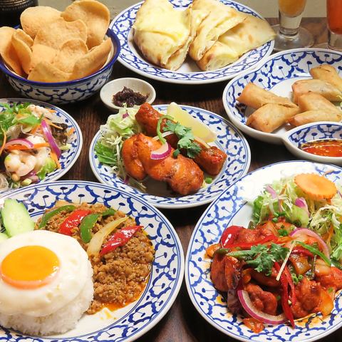 Very popular ★INDIAN COURSE A 2H All-you-can-drink 8 dishes 6589 yen → 5489 yen Farewell party Drinking party Private party Group seasonal Very popular