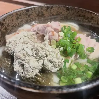名古屋コーチン鶏昆布うどん