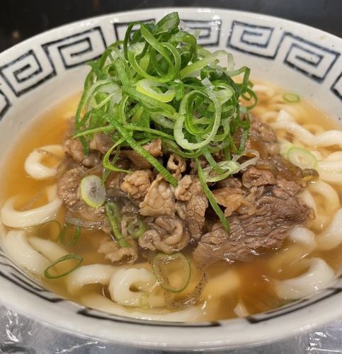 京九条葱の肉うどん