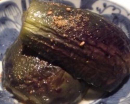 Eggplant boiled in horse