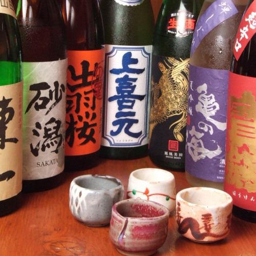 Local sake from all over Japan