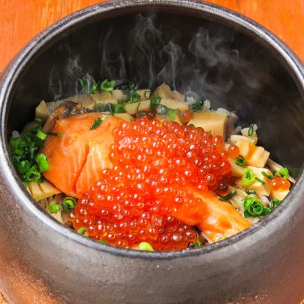 [Recommended] No.1 satisfying parent-child meal with salmon roe and salmon! 11 dishes including 2 types of robatayaki, 2.5 hours all-you-can-drink for 6,000 yen