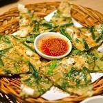 海鮮韭菜煎餅