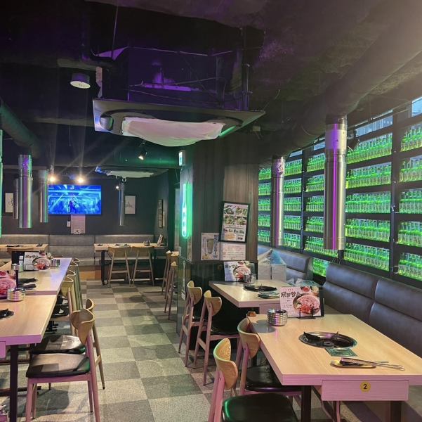 渋谷から徒歩5分、センター街のビル9Fに位置するサムギョプサル専門店『金ちゃん』本店