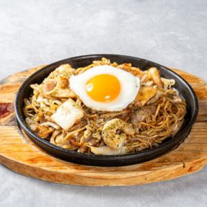 月見海鮮焼きそば