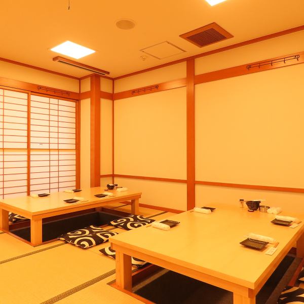 You can spend your time in a relaxing Japanese-style space with a sunken kotatsu table.You can enjoy your meal in a calm Japanese space where you can feel the warmth.