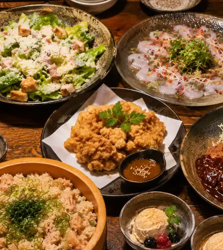 9月平日限定[鍋なし3500円]2時間飲み放題×鮮魚や仙台味噌カツ等7品【お手軽コース】