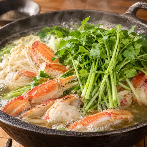 11月[鍋あり6500円]3時間飲み放題×カニのセリ鍋や上牛タン焼きなど贅沢な9品【伊達コース】