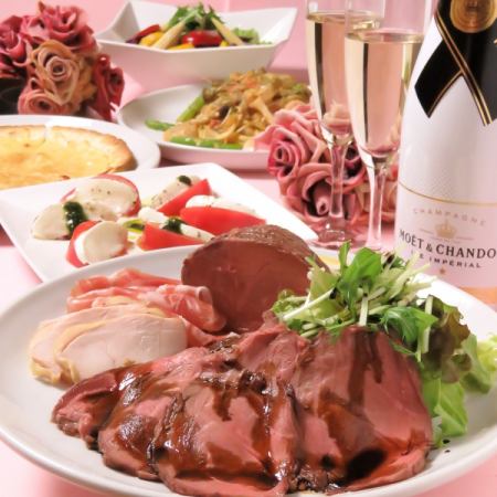 [Private Wedding Plan] After-party course for right after the wedding reception! 6-dish course with all-you-can-drink for 4,000 yen