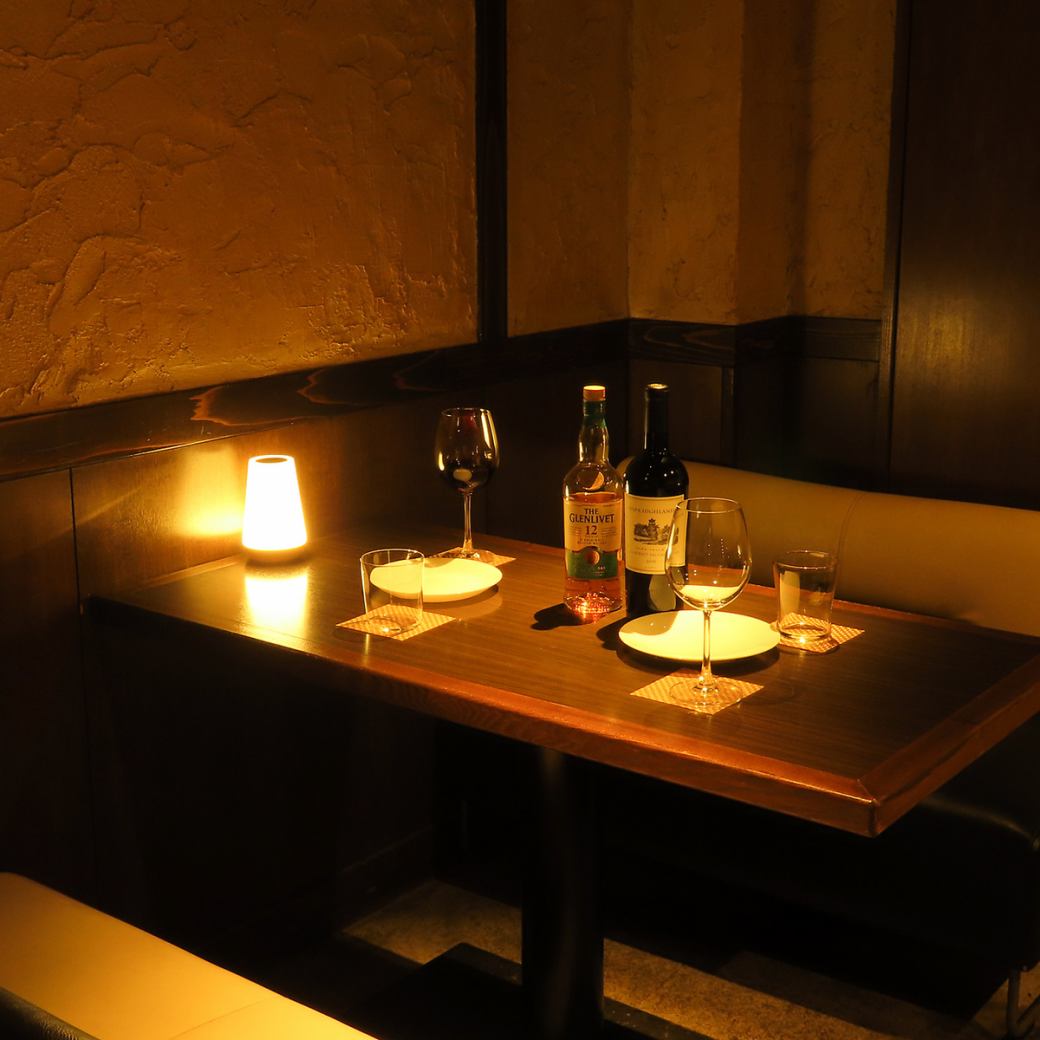 You can enjoy your meal slowly in a calm atmosphere ♪