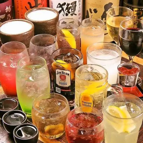 There is also a wide variety of all-you-can-drink options♪