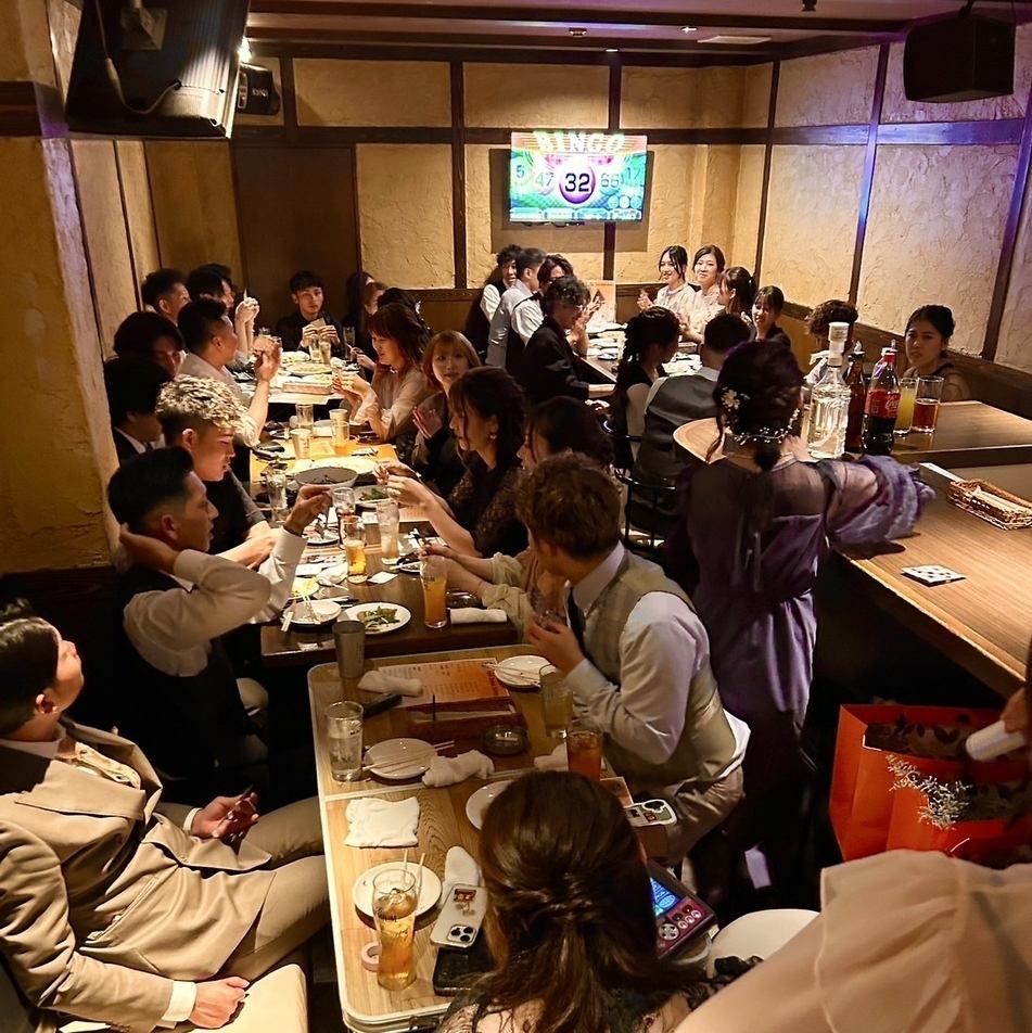 20名~最大50名までお洒落な店内を貸切可能！