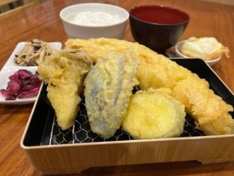 Conger eel tempura rice
