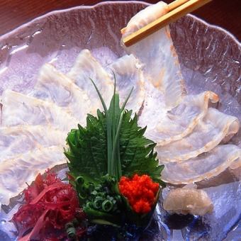 Thinly sliced white fish ~Shinjuku private room izakaya Shinjuku Miyagawa Nomura building store~
