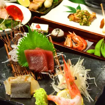 人気No,1！【宮川コース】～蓮根の挟み揚げ　他～◆全8品 2時間飲み放題付き 5,000円(税込) 