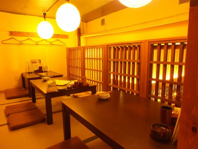 ゆったり寛げる雰囲気の個室席♪早い者勝ちなのでご予約を！