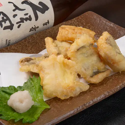 Conger eel tempura