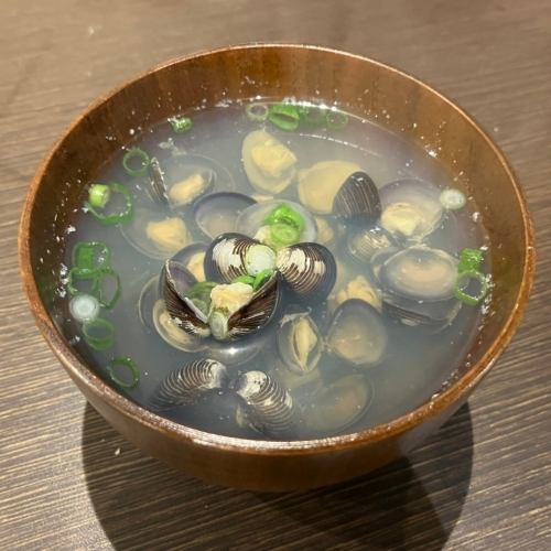 Clam soup