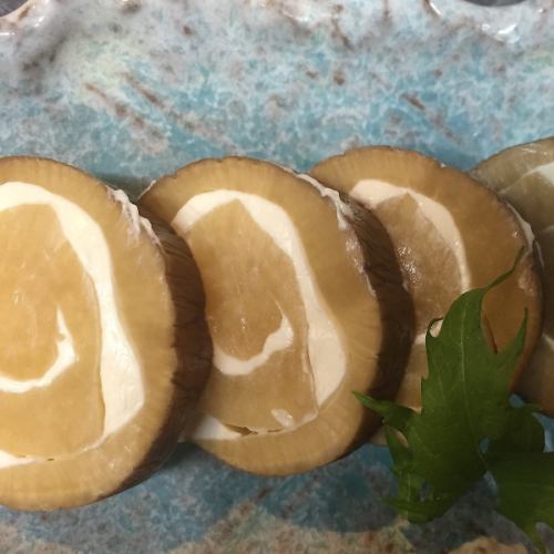 いぶりがっこクリームチーズ