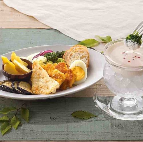 차가운 치즈 퐁듀