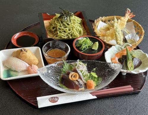 【夏のおすすめ】茶そば御膳