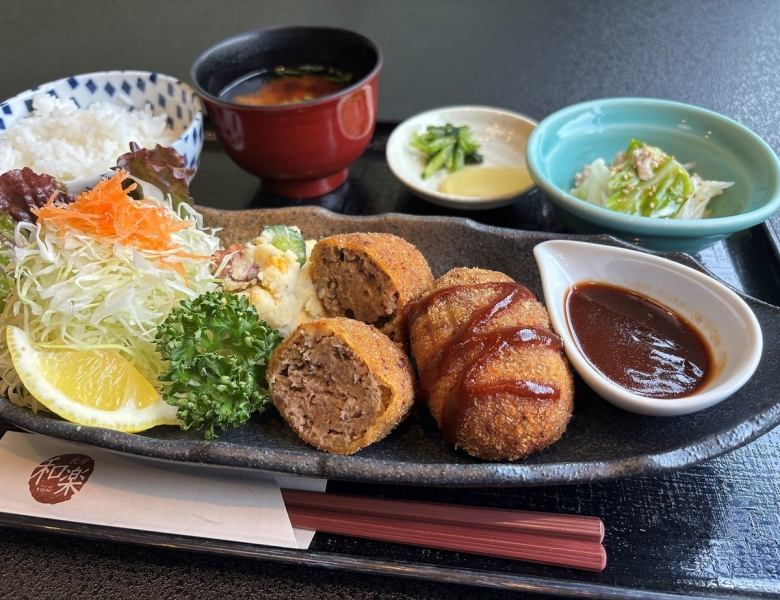 令和７年  ７月替わり【メンチかつ定食】