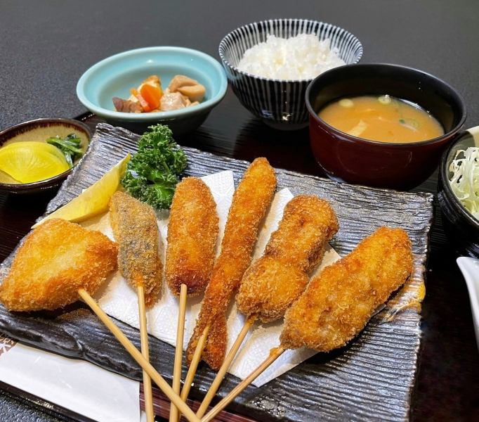 令和７年 ９月替わり【串カツ定食】