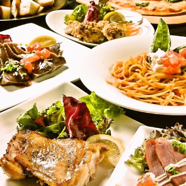 【迎送会♪】Kakureya的人气菜单全部齐备！宴会套餐（含120分钟无限畅饮）8道菜品3,500日元（含税）