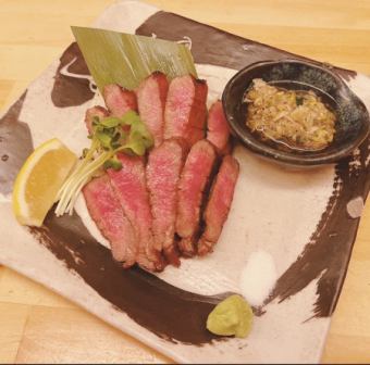 炭烤和牛舌