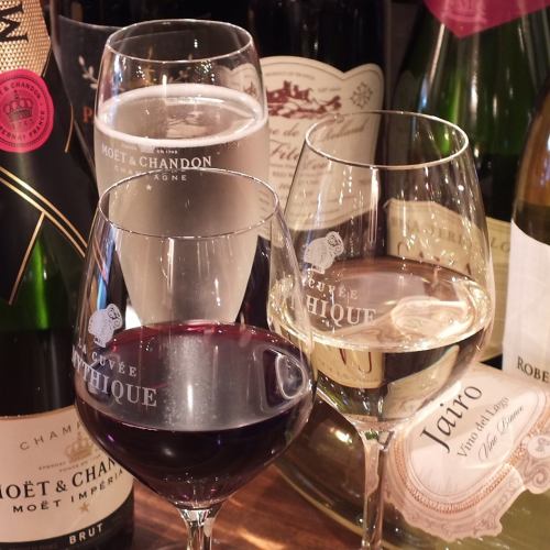 [1 minute walk from Katsukawa Station] Recommended glass of wine ♪