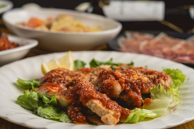 【忘年会】豚ロースグリルを含む全7品120分飲放題付 冬コース　カジュアル4500円(税込)