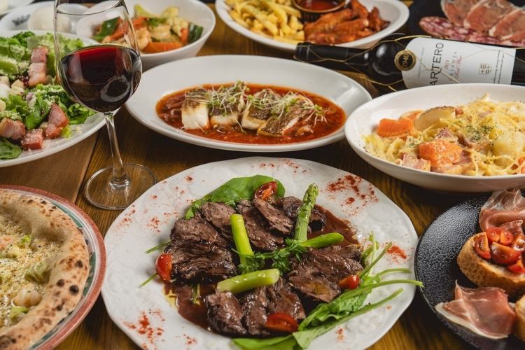 【忘年会】和牛フィレの煮込みを含む全9品120分飲み放題付 冬コース スペシャル6500円(税込)