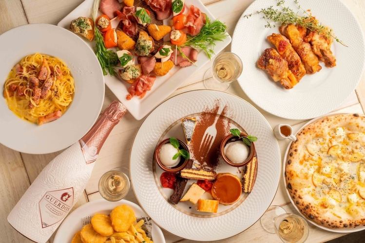 【코스파◎】6종의 케이크 첨부♪여자회 코스 전 6품 3,000엔(부가세 포함)